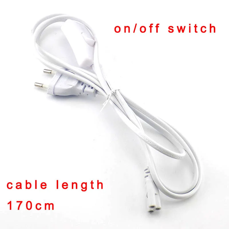 3pin AC 100 240V светодиодный t5 трубный разъем кабель провод адаптер питания зарядное
