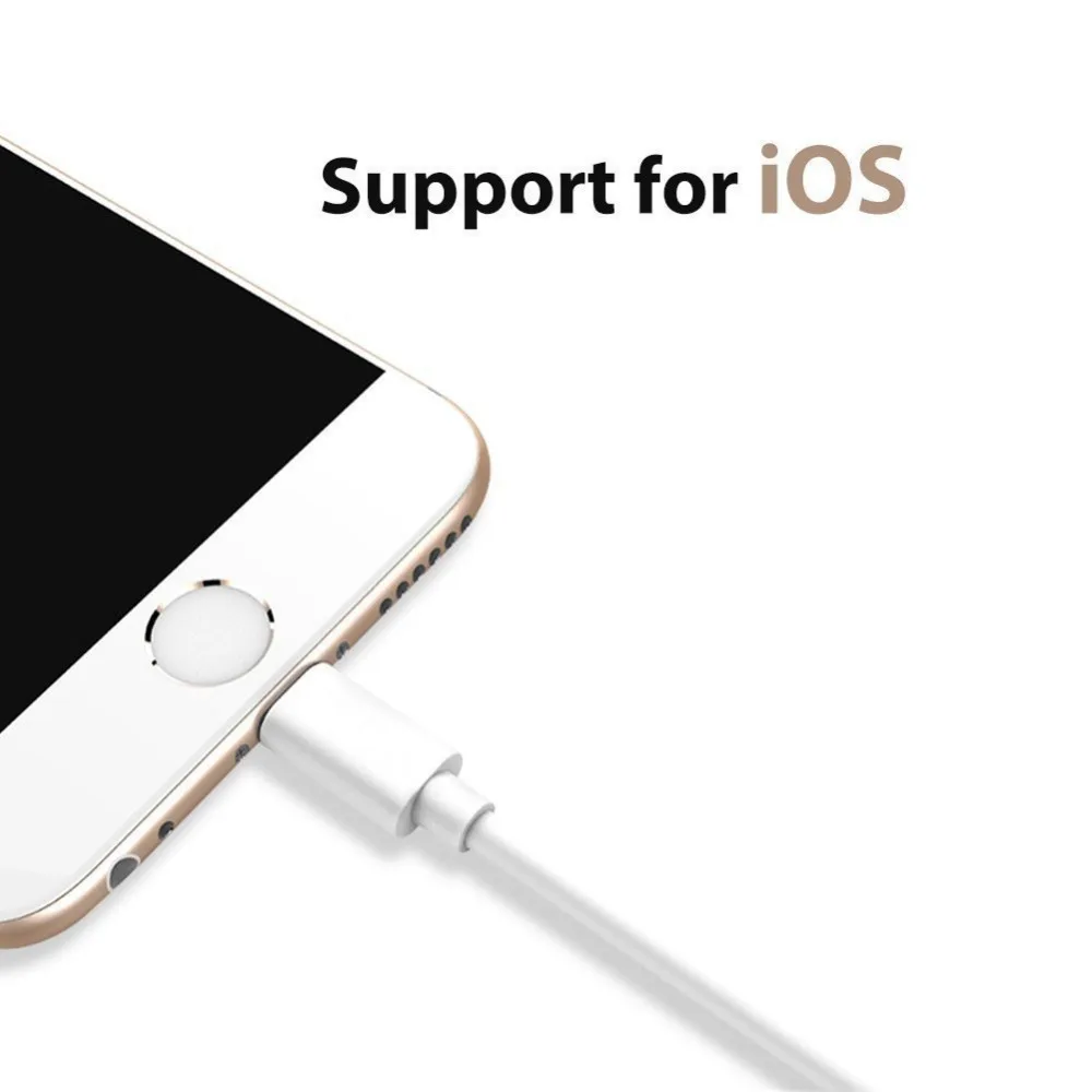 Адаптер для наушников Apple Lightning/3 5 мм 8pin Универсальный аудиоконвертер 100% оригинал