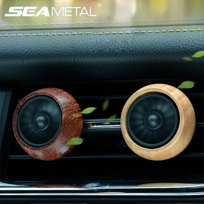 Car Air Freshener Perfume Clips Fragrance Solid Wood