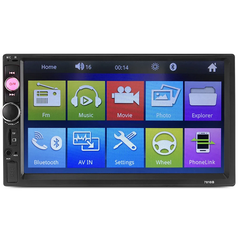 

Universal 7010B 7 inch Bluetooth FM Radio Car MP5 Player