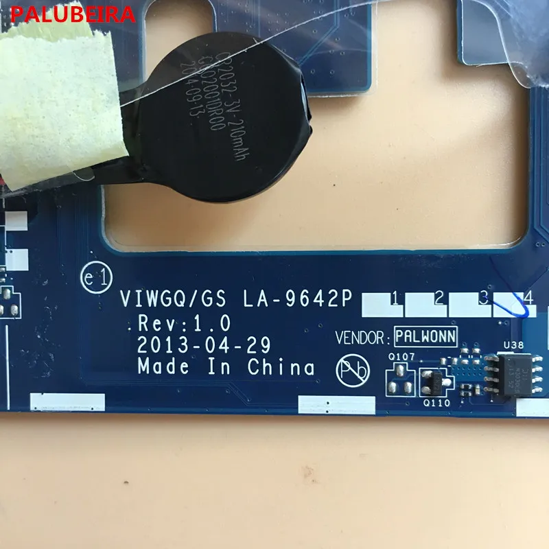 Материнская плата 90003683 HM86 для ноутбука Lenovo G510 модель VIWGQ /GS протестированная
