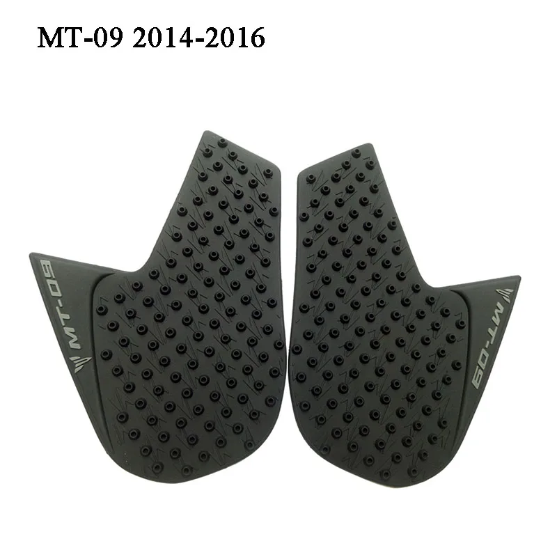 MTImport Motorcycle Anti slip Tank Pad Side Gas Knee Grip Traction Pads Sticker Decals For Yamaha MT-09 (FZ-09) 2014 2015 2016 (4)