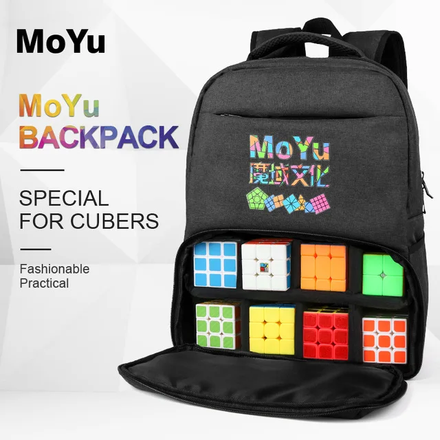Новый черный MoYu рюкзак сумка посылка упаковка для магический паззл куб 2x2 3x3 4x4 5x5