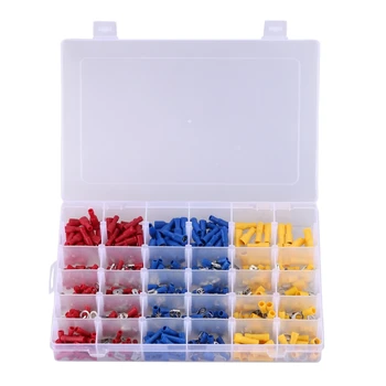 

1000Pcs Assorted Car Electrical Wire Terminals Insulated Crimp Connectors Box Kit