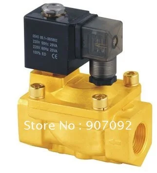 

G1/2'' Guide Solenoid Valve Brass 2 Way Valves N/C Model PU225-04A
