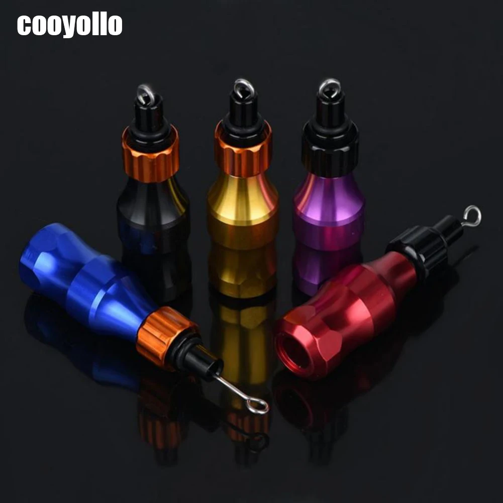 

25mm Aluminum Alloy Adjustable Tattoo Grip Tube Non-slip Tattoo Machine Gun Cartridges Grip With Needle Hook Tattoo Accessories