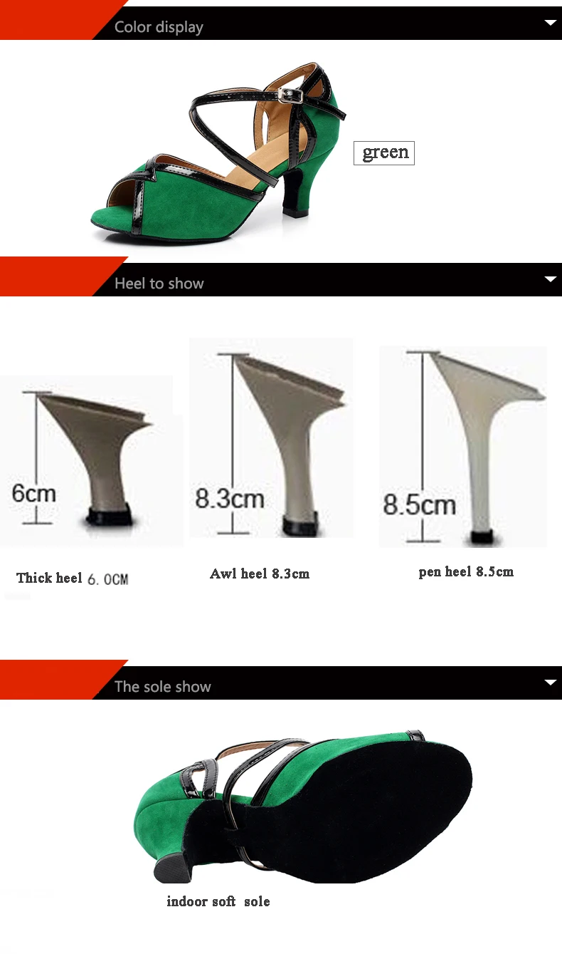 20161220_195824_017Girl Ballroom Latin Dance Shoes Adult Aerobics Sports Jazz Shoes Suede Cowhide Soft Sole non-slip For Women Dancing Sneake 6130