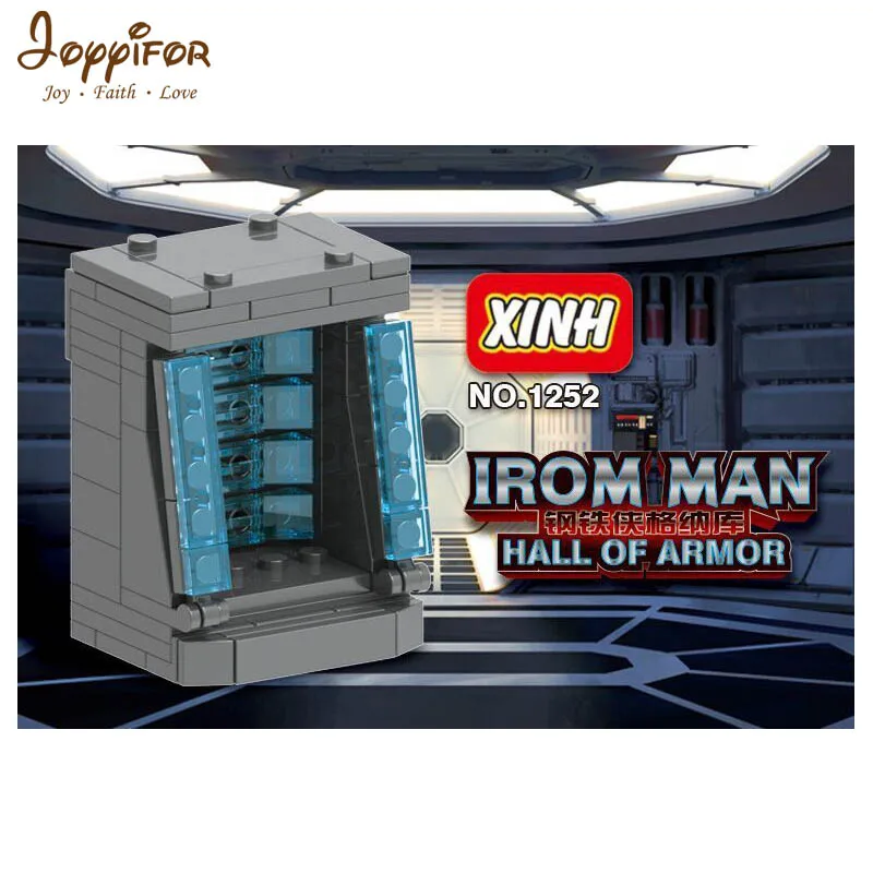 Строительные блоки дисплей Старк Железный человек деформации кирпичи Фигурки