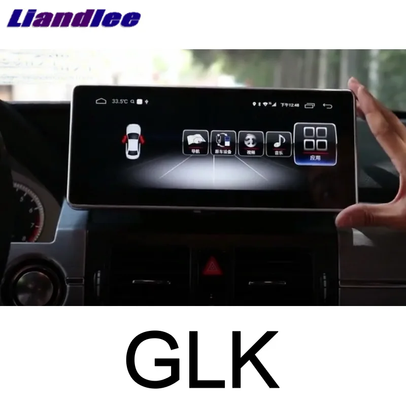 Top Liandlee Car Multimedia Player NAVI 4G RAM CarPlay For Mercedes Benz MB GLK Class X204 2008~2012 Car Radio Stereo GPS Navigation 1