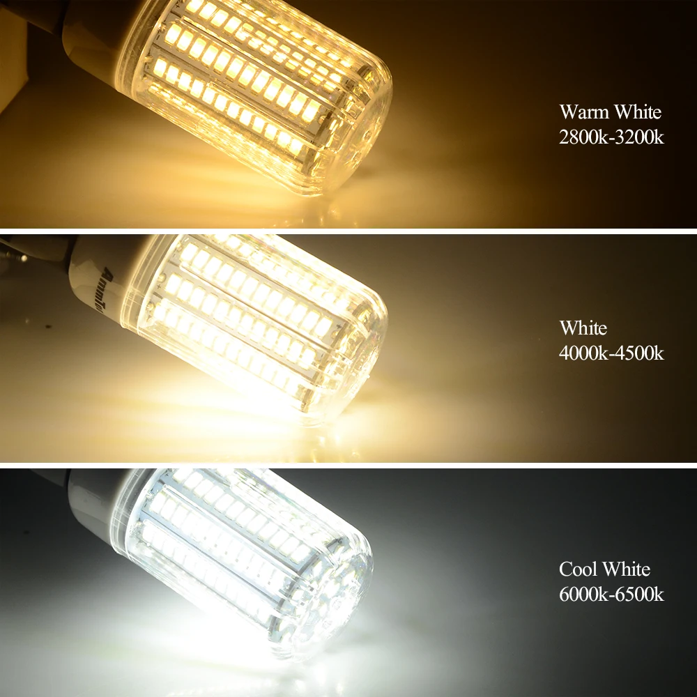 E27 / E14 5736 SMD ярче чем 5730 5733 Светодиодная лампа кукуруза 3 Вт 5 7 9 12 15 лампочка 220 в 230 240