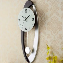 Saat Large Wall Clock Reloj Clock Duvar Saati Relogio de Parede Horloge Murale pendulum clocks Digital Living room decorations