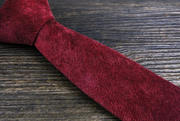 5 см, узкий галстук, однотонный коричневый, верблюжий, красный, бордовый, малиновый, мужские галстуки, галстуки, вельветовые, тонкие,,, новинка