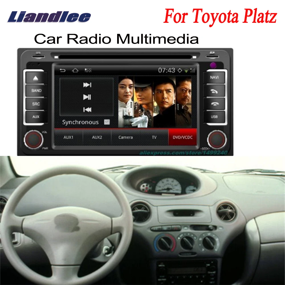 Liandlee для Toyota Platz 2000~ 2005 2 din Автомобильный Android gps Navi навигационные карты радио DVD CD плеер Аудио Видео Стерео OBD2 ТВ