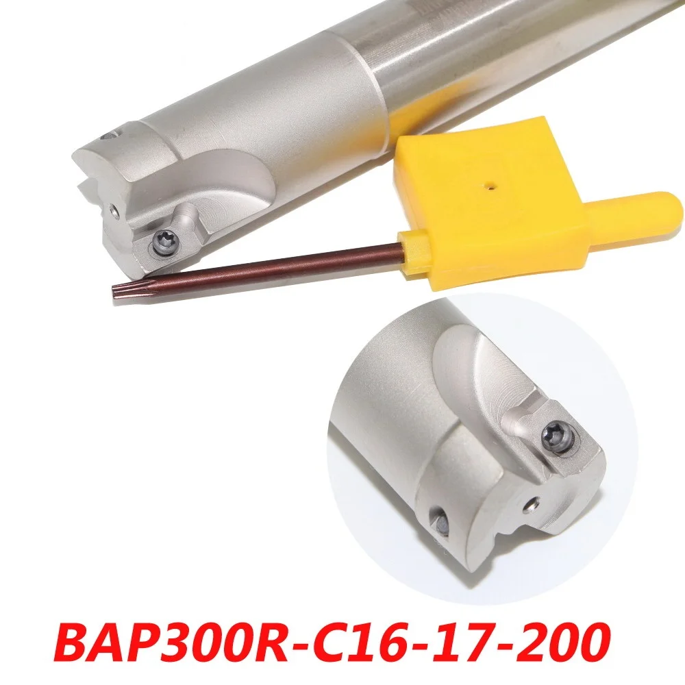 

Free Shipping BAP300R-C16-17-200 Indexable Face Milling Cutter Tools For APMT1135 Carbide Inserts Suitable For NC/CNC Machine