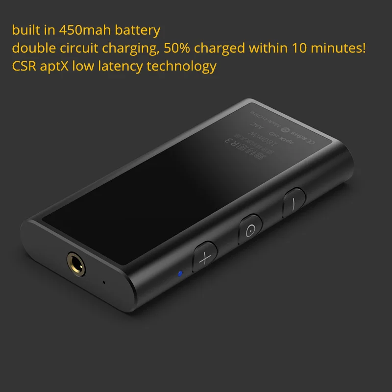 Artextreme R3 Portable AptX-HD Wireless Bluetooth 5.0 Headphone Amplifier CSR8675 HiFi Audio Amplifier CNC Metal