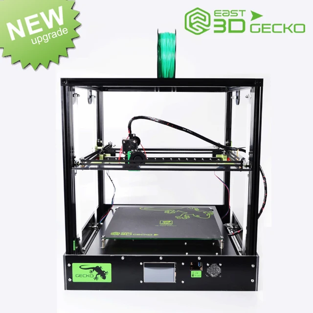 Best Offers 2017 new 3D Printer East Gecko, DIY, Linear guide, Strengthen the shell of aluminum plastic sheet,256 subdivision drive,