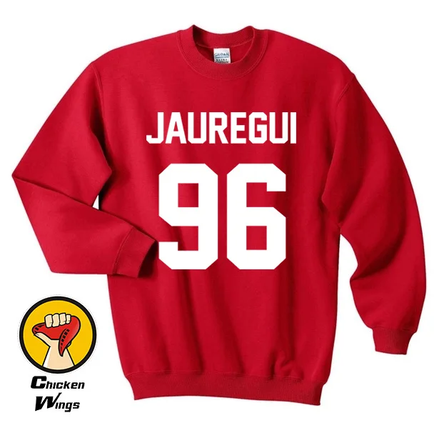 Лорен футболка jauregui Crewneck Толстовка Унисекс больше цветов XS-2XL - Цвет: Red