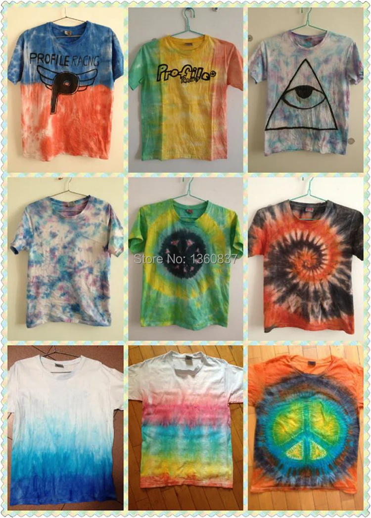 Tie dye DIY краситель одежды для можно использовать в холодной воде непосредственно