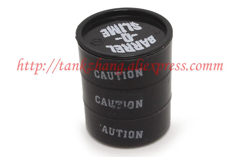 

Tank Zhang OEM HENGLONG 1:16 RC tank 1/10 rc truck spare part No. Black color decorated oil tank / gas tank / oil drum 4x4.6CM