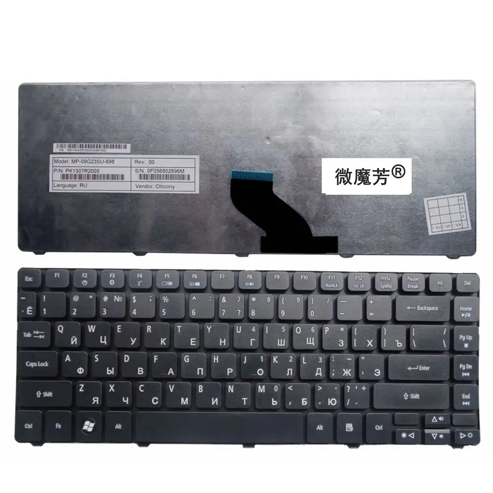 Русская клавиатура для Acer MP-09C63SU6930 MP-09C662SU6930 MP-09C66D06930 MP-09C66TQ6442 MP-09G23SU-442 RU | Компьютеры