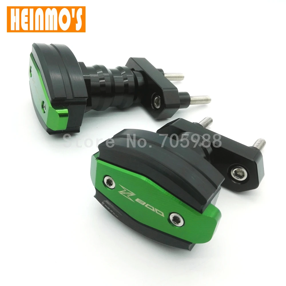 

CNC Aluminum Motorcycle Frame Sliders Crash Pads Protector For Z800 Kawasaki 2012 2013 2014 2015 R/G/B/O