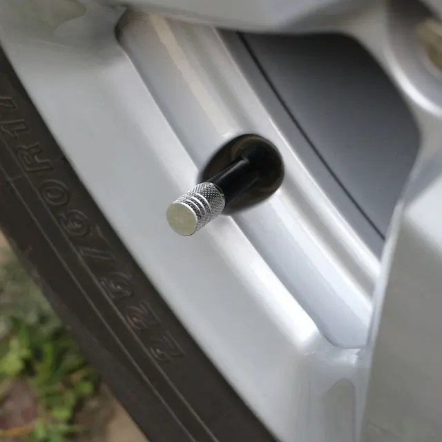 Zlord 4 Pcs/Set Car Tire Valve Stem Cap for Toyota Corolla Prius RAV4