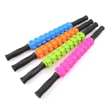 Фитнес Йога массажный ролик мышечный массажер для похудения живота зубчатая палочка портативная терапия