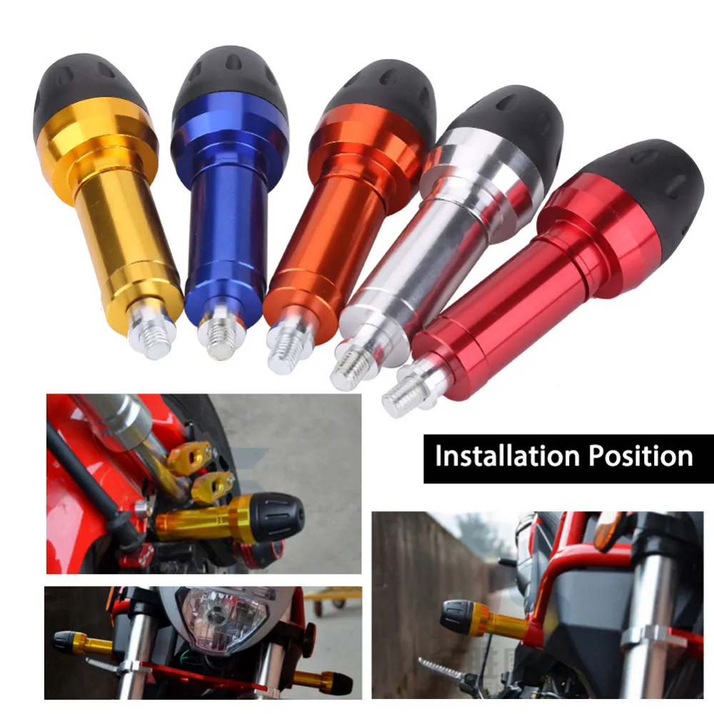 Universal Falling Protectors Aluminum Alloy Exhaust Frame Sliders Crash