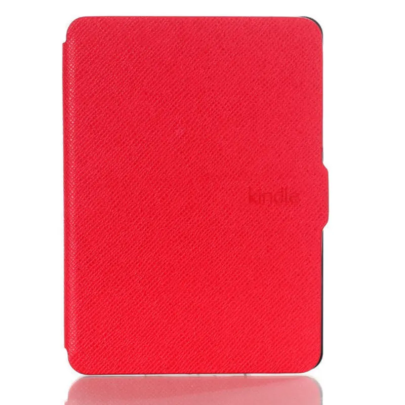 Ультратонкий чехол для нового Amazon kindle paper white 4 Магнитный чехол умный защитный чехол-книжка для kindle paperwhite 4 - Цвет: red