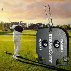 Гольф квадратный Scorer двойные табло вентиляторы аксессуары компактный индикатор счета в гольфе легко носить с собой прочный портативный