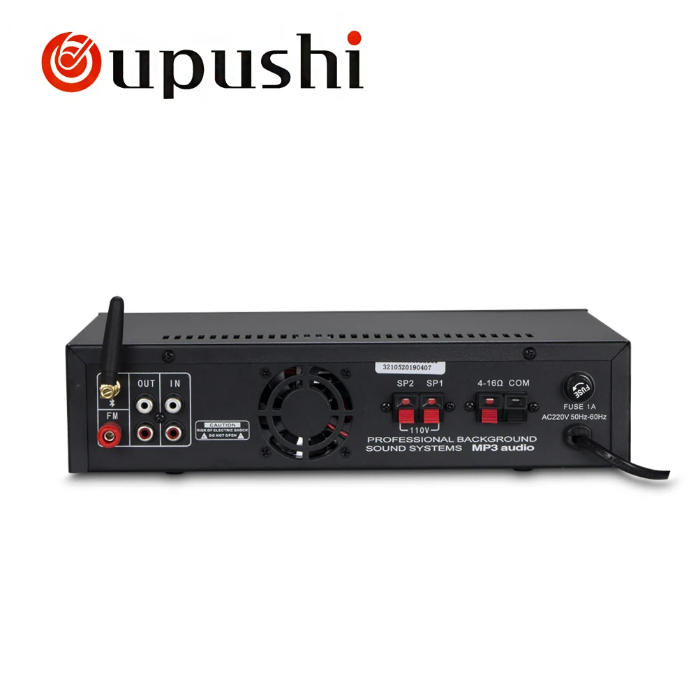 OUPUSHI MP-2050U MP-2080U 60 Вт 80 Вт усилитель с FM Bluetooth цифровой сигнал USB