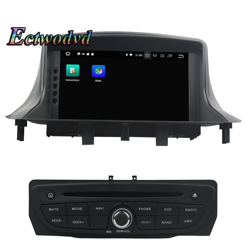 Best Ectwodvd Octa Core 4G Android 8.0/Quad Core Android 8.1 Car Multimedia DVD Player For Renault Megane III Fluence 2009-2016 3