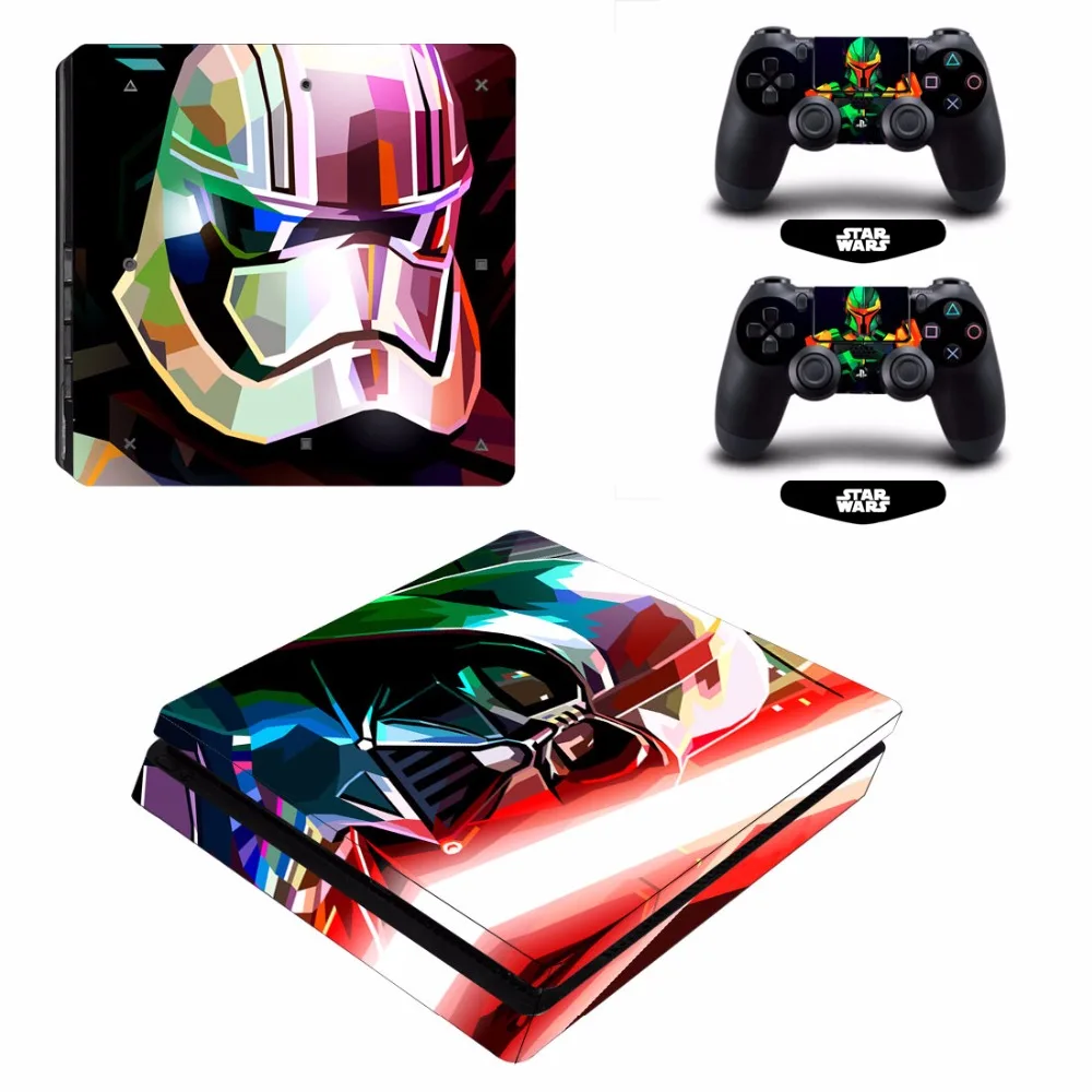 Виниловый чехол ARRKEO Star Wars наклейка для PS4 тонкая Sony PlayStation 4 консоль и 2 контроллера