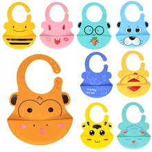 Cartoon large adjustable creative silica gel mouth bib baby baby products cute bib bib eating bib Cartoon large adjustable creative silica gel mouth bib baby baby products cute bib bib eating bib
