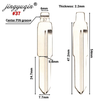 Keyforkess 15pcs #70 37 No. 08 telecomando KD Flip Key Blank per Daihatsu Charade Copen Cuore Feroza Lioncel DH4R TOY41 MIT8 Blade - Jingyuqin 15pcs 70 37 No 08 telecomando KD Flip Key Blank per Daihatsu Charade Copen