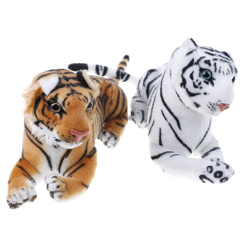

26cm King Of Forest Simulation Tiger Stuffed Plush Toy Sofa Car Cushion Hold Pillow Kids Baby Gift Doll Model