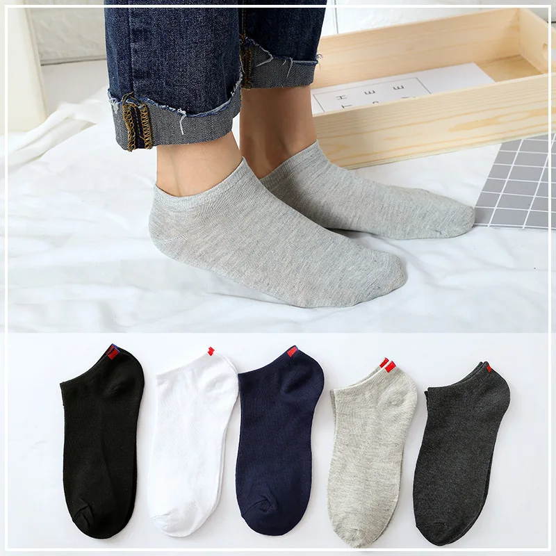 Black And White Fashion Women's Socks Short Female Low Cut Ankle Socks For Women Ladies Socks Man Short Chaussette Femme Summer