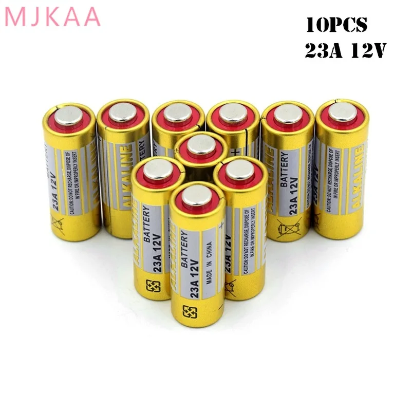 

10PCS 12V 23A 23AE 23GA A23 A23S E23A EL12 3LR50 V23GA MN21 L1028 MS21 RV08 VR22 GP23A 21/23 K23A Alkaline Dry Batteries