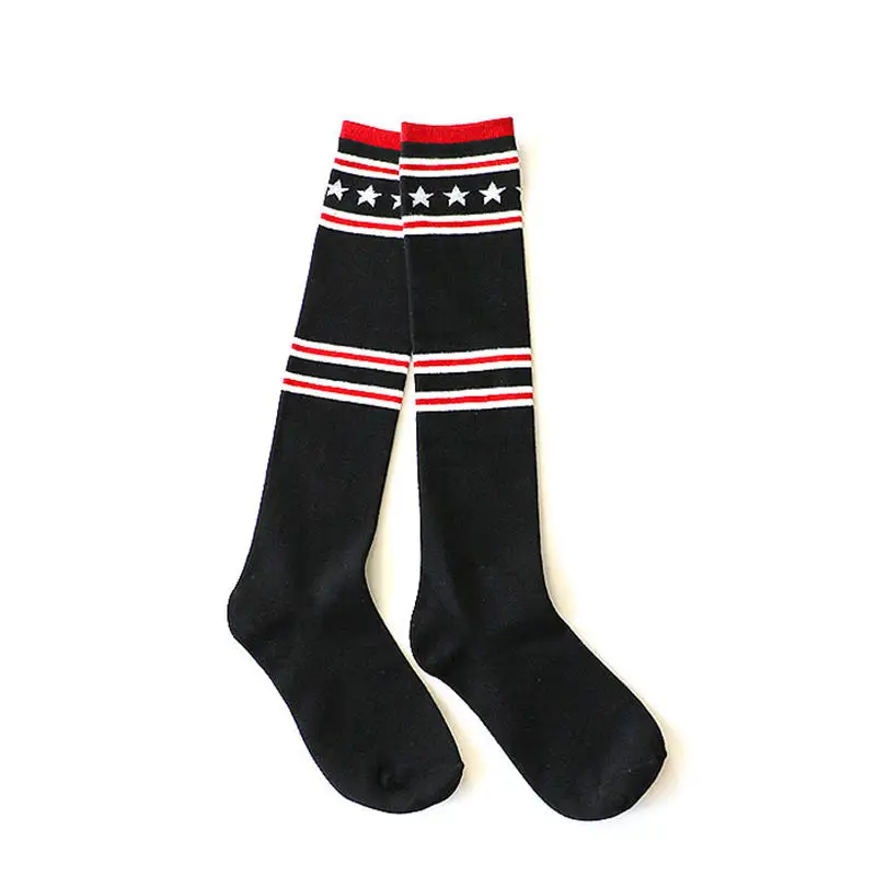 3 Size Star Striped Women Socks Fashion College Style Socks For Girls Cotton Soft Boots Women Sock Short Student Stocking Autumn (11)
