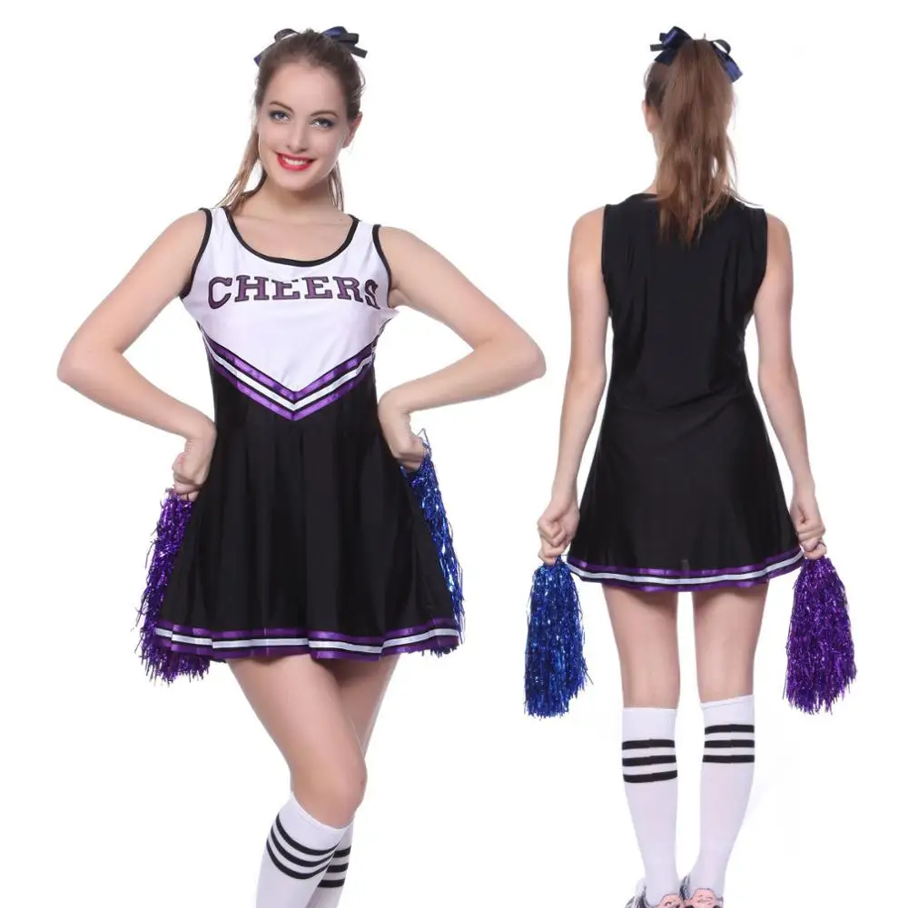 High School Girl Cheerleader Costume  (7)