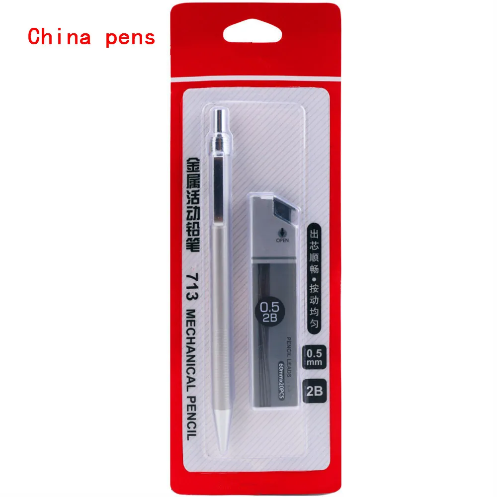 

Luxury quality 713 Metal Set Mechanical Pencil Office & School Supplies/Pens Supply Student Stationery art Automatic Pencil
