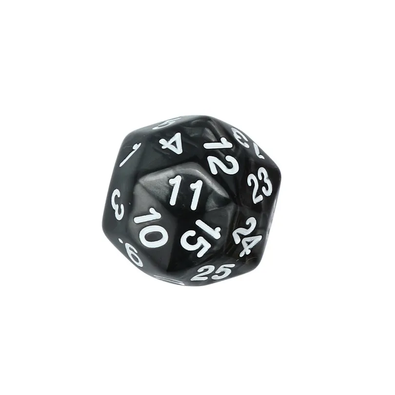 New 1pc Creative Universe Galaxy Dice D30 Multi Side Acrylic Dice Game Dungeons Dragons Polyhedral Dice Game gift #3d20 (6)