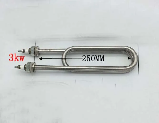 220V 3kw Large Rice cooker parts steam cooking heating tube double U