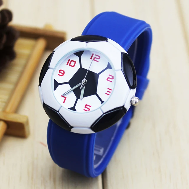 2018 new Dropshipping cool 3D Football Cartoon children Rubber kids watches boys 2018 new Dropshipping cool 3D Football Cartoon children Rubber kids watches boys