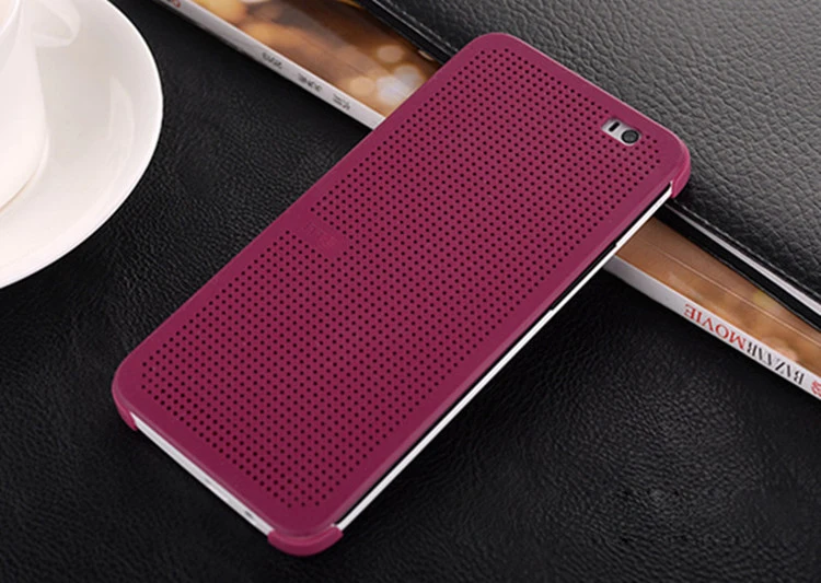 Для 2015 HTC One E8 с функцией автоматического сна Новый чехол ультра тонкий флип в