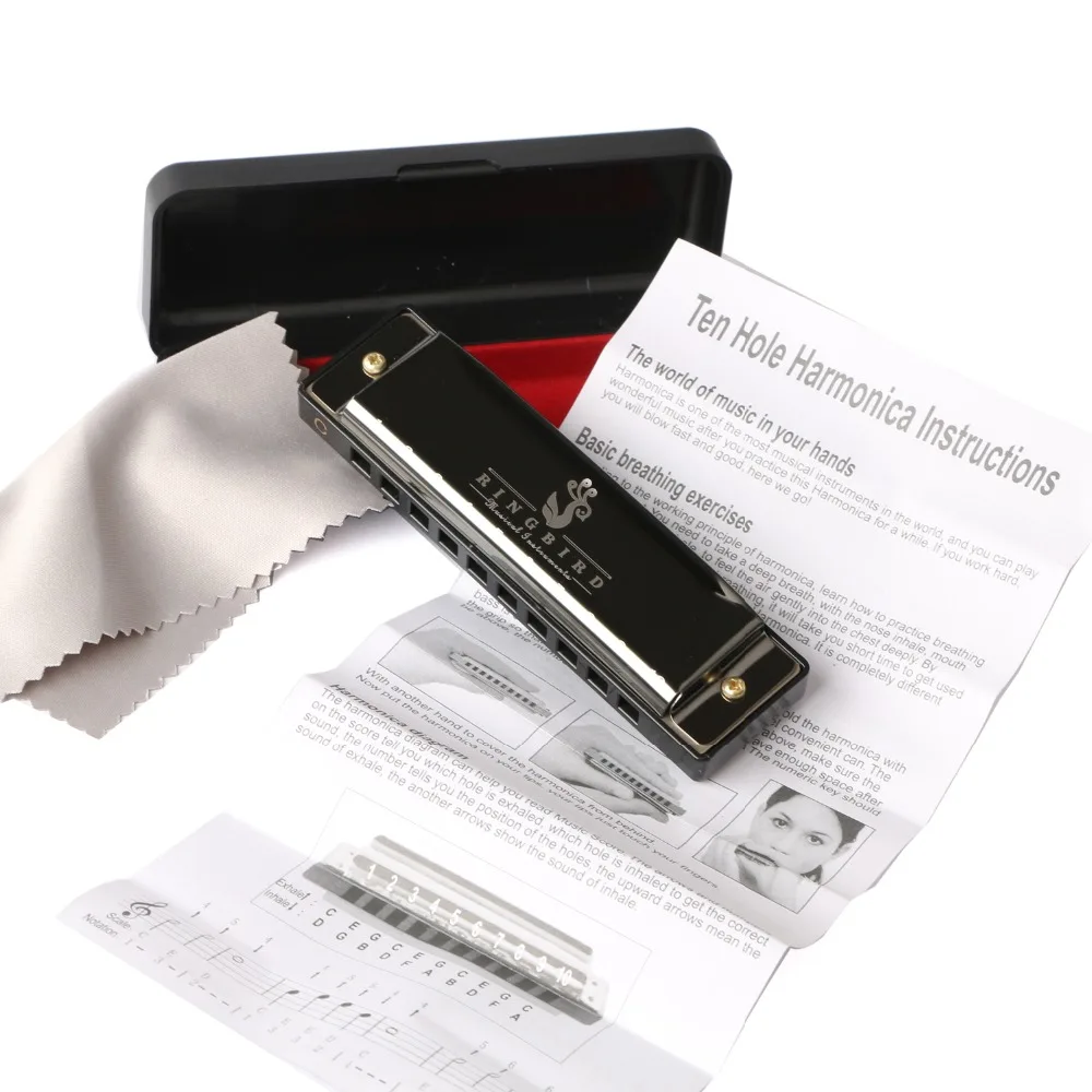 

Harmonica 10-Hole Blues Harmonica Diatonic Scale The Key Of C