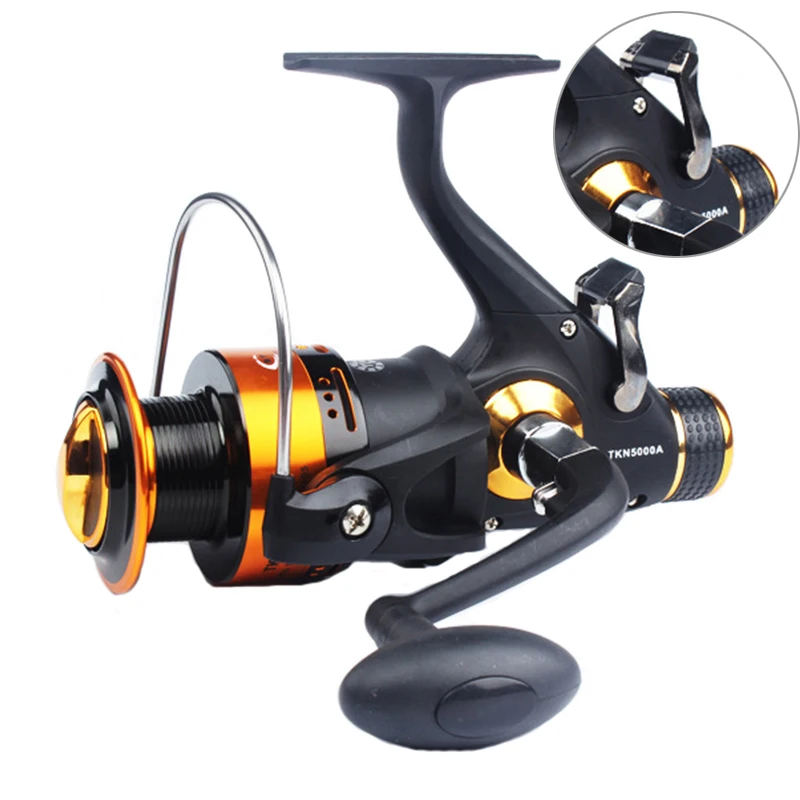 

2018 New Double Brake Design Fishing Reel Super Strong Carp Fishing Feeder Spinning Reel Spinning wheel Rod Combo