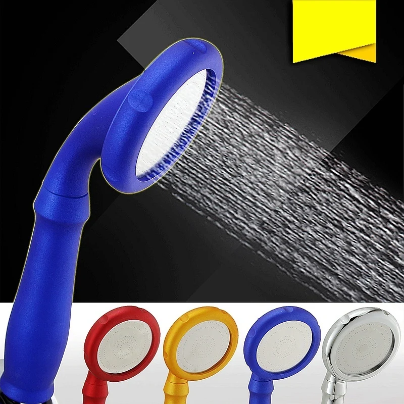 Bathroom shower pressurized shower nozzle shower set three piece water