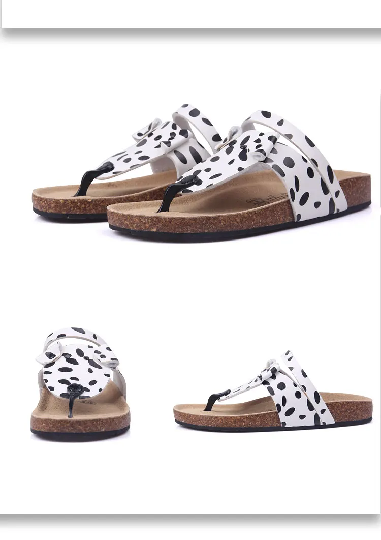 Summer Women Cartoon Puppy Cork Flip Flops Slipper Fashion Summer Beach women Slippers Casual Sandals women 35-44