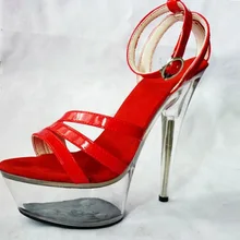 Пикантная обувь; Клубные босоножки на высоком каблуке 15 см; женские босоножки с кристаллами